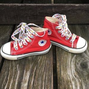 Red Toddler HighTop Converse